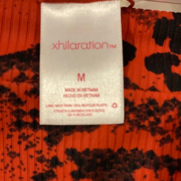 Red Leopard High Waist Swim Bottoms - Picture 6 of 6